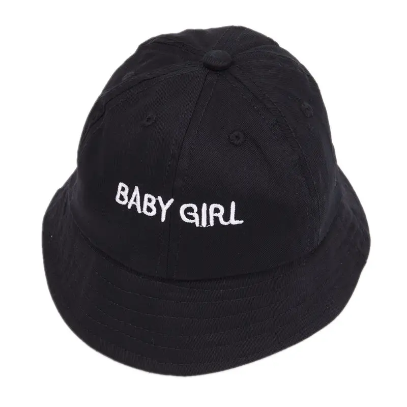 Bnaturalwell, летняя Панама для маленьких девочек и мальчиков, детская шляпа от солнца, Детская Хлопковая пляжная кепка, шляпа от солнца для маленьких девочек, H008S - Цвет: Baby Girl    Black