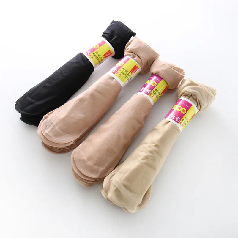 10 пар летних ультратонких бархатных коротких носков удобные эластичные носки из шелка для девочек и женщин универсальные недорогие женские носки Meias Sox - Цвет: E free color