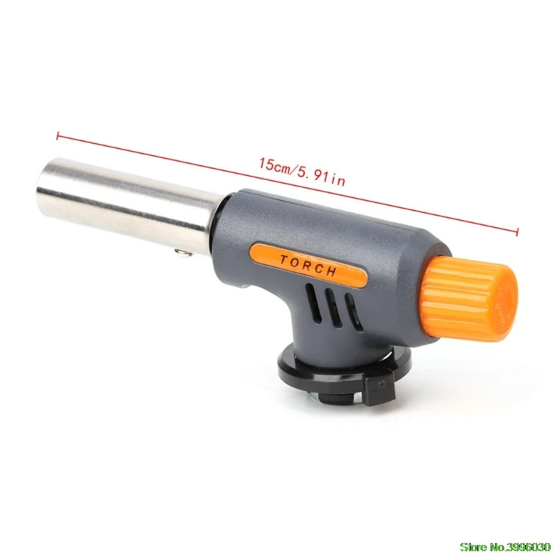 

Portable Camping Welding Gas Torch Flame Gun Flamethrower Butane Burner Wind Proof
