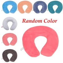 Новая мода ПП хлопок подушка шеи u-образный d повозка подголовника мягкая Ортопедическая подушка шеи кормящих ворсинок прочный