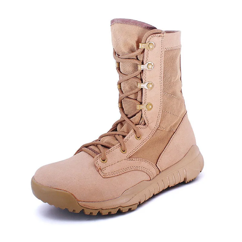 Пустыня Для мужчин Военная Маскировочная Армейские ботинки Для мужчин на открытом воздухе пехоты армейские ботинки сапоги для мужчин; Zapatos hombre - Цвет: Цвет: желтый