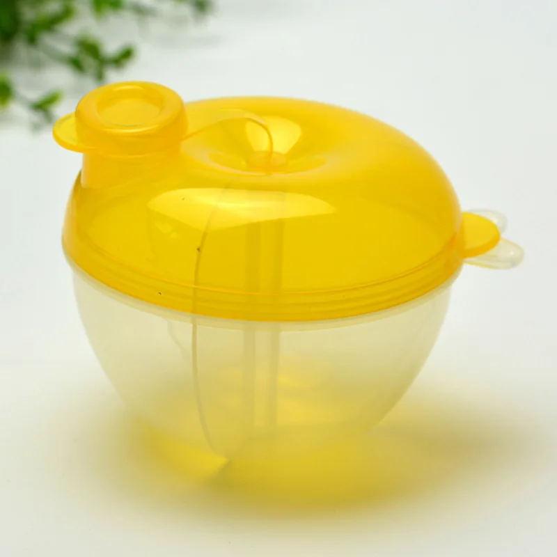 1 шт. коробка для кормления ребенка портативный молочный порошок формула диспенсер для малышей пищевые контейнеры для хранения - Цвет: style 1 yellow