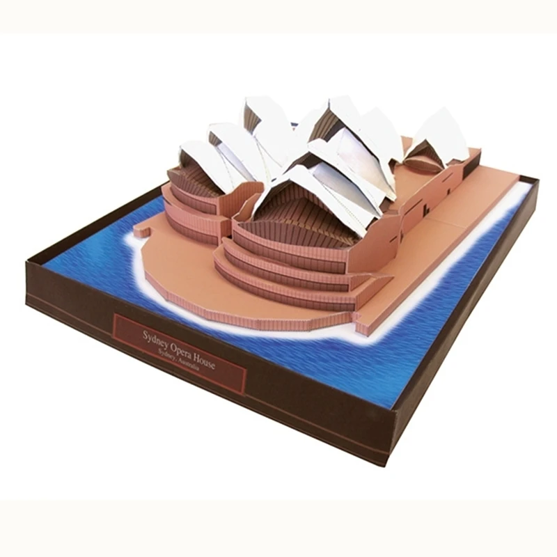 Sydney Opera House Australia Fun 3d Paper Diy Miniature Model Kits Puzzle Toys Children
