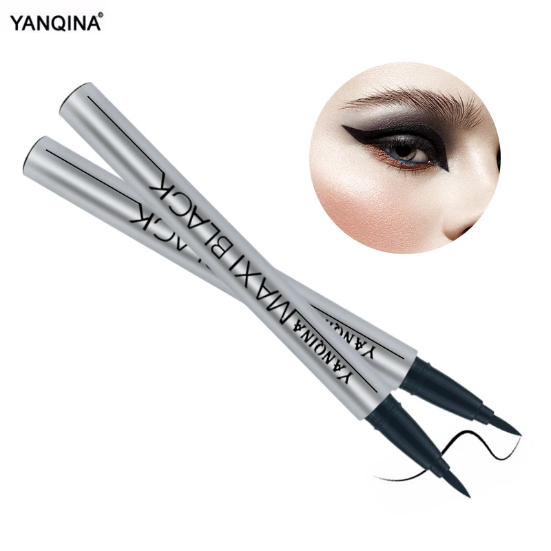 

Fashionable Long Lasting Eyeliner Pen Smudge-Proof Waterproof Eye Liner Pencil Black Eye Makeup Liquid Eyeliner Pen