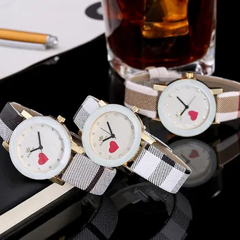 

Ladies Belt Watch 2018 Simple Irregular Striped Diamond Scale Heart Shaped Couple Stamp Dial Fashion WristWatch orologio donna 5