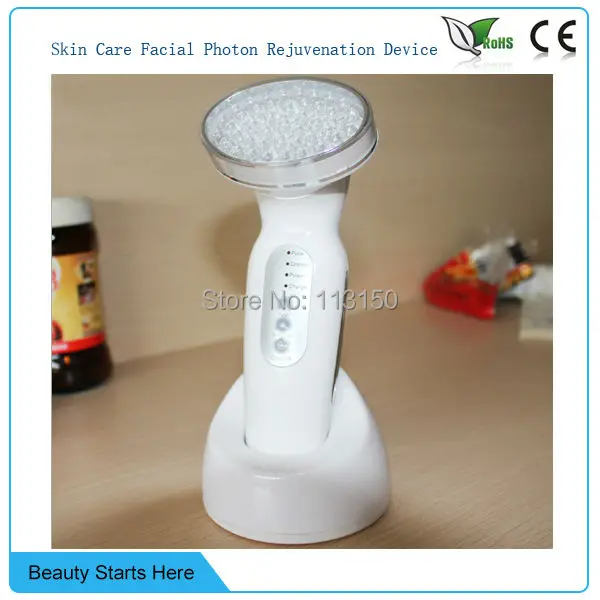 

Free Shipping LED Photon Light Therapy Facial Beauty Skin Whitening Remove Wrinkles Device