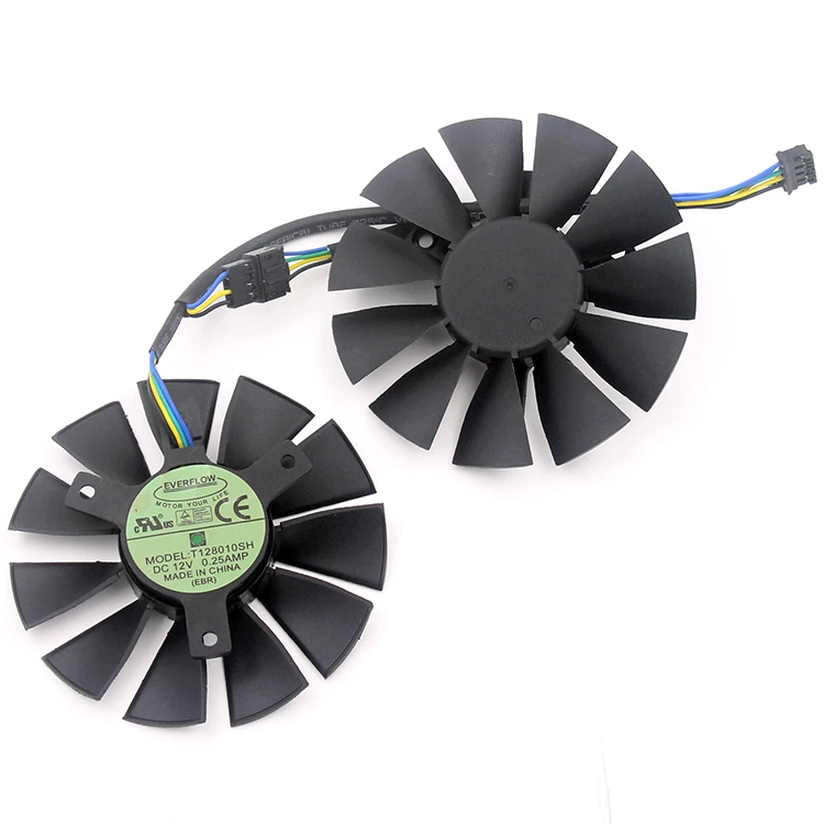 Вентилятор для видеокарты STRIX GTX960 GTX950 GTX750Ti охлаждение ASUS 2