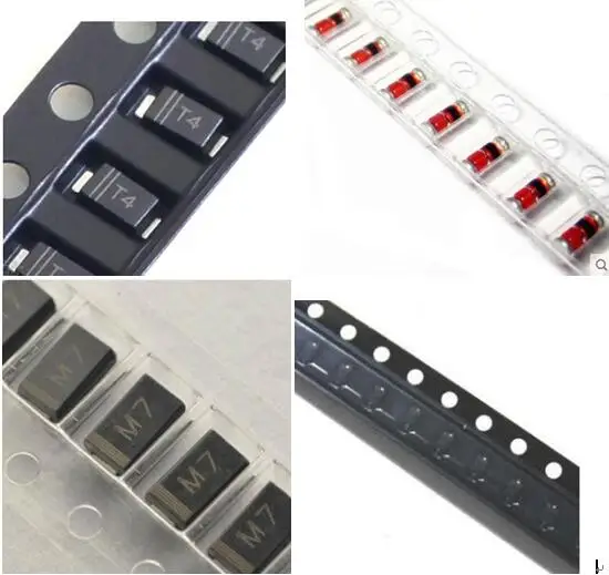 100PCS SR160 IN4148 IN4148 IN4001/M1 IN4004/M4 IN4005/M5 IN4007/M7 IN5819 RS1M RS2M US1M US1K 1SS355 SMD SMA Diode 1N Free Ship