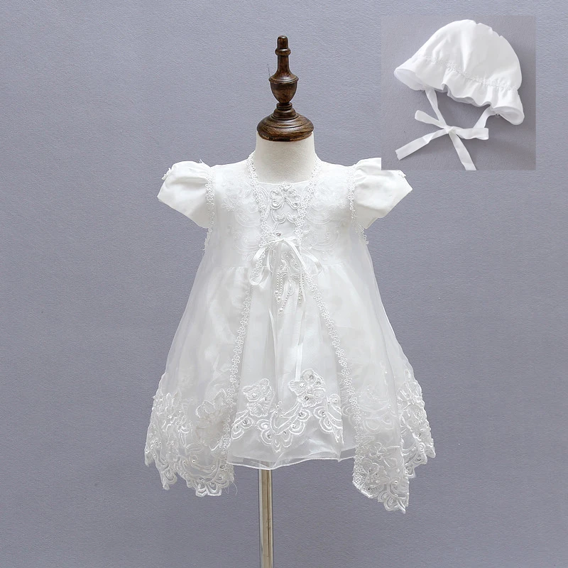 Buy Newborn Christening Gowns Party Wedding Dress with