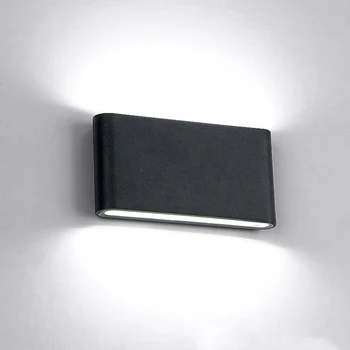 

Outdoor Waterproof IP65 6W 12W COB LED Porch Lights Modern Indoor Decor Up Down Dual-Head Aluminum Wall Lamp AC85-265V