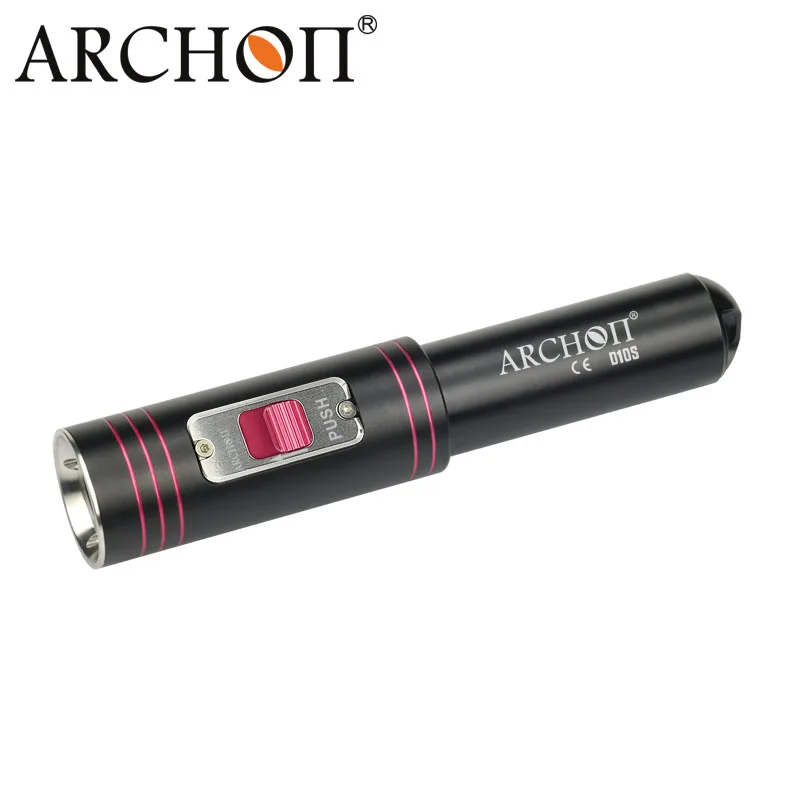 

Archon CREE LED 1200lm Diving Flashlight Diving Torch Light D10S/W16S 18650 Rechargeable Battery Equipment