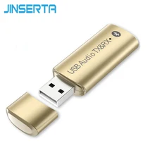 JINSERTA New Wireless Bluetooth Transmitter Receiver Aux 3.5mm Audio USB Bluetooth Sender Transmiter Adapter for TV Computer