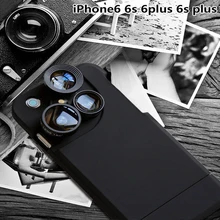 For Iphone 6 6s Plus Mobile Phone Lens New Arrival 4 in 1 Macro Wide Angle
