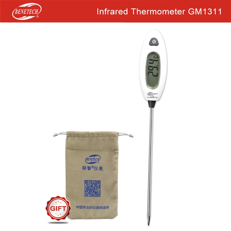 

10pcs Kitchen Thermometer Meat Digital Cooking Food Probe BBQ Oven Cooking Tools Thermometer BENETECH GM1311
