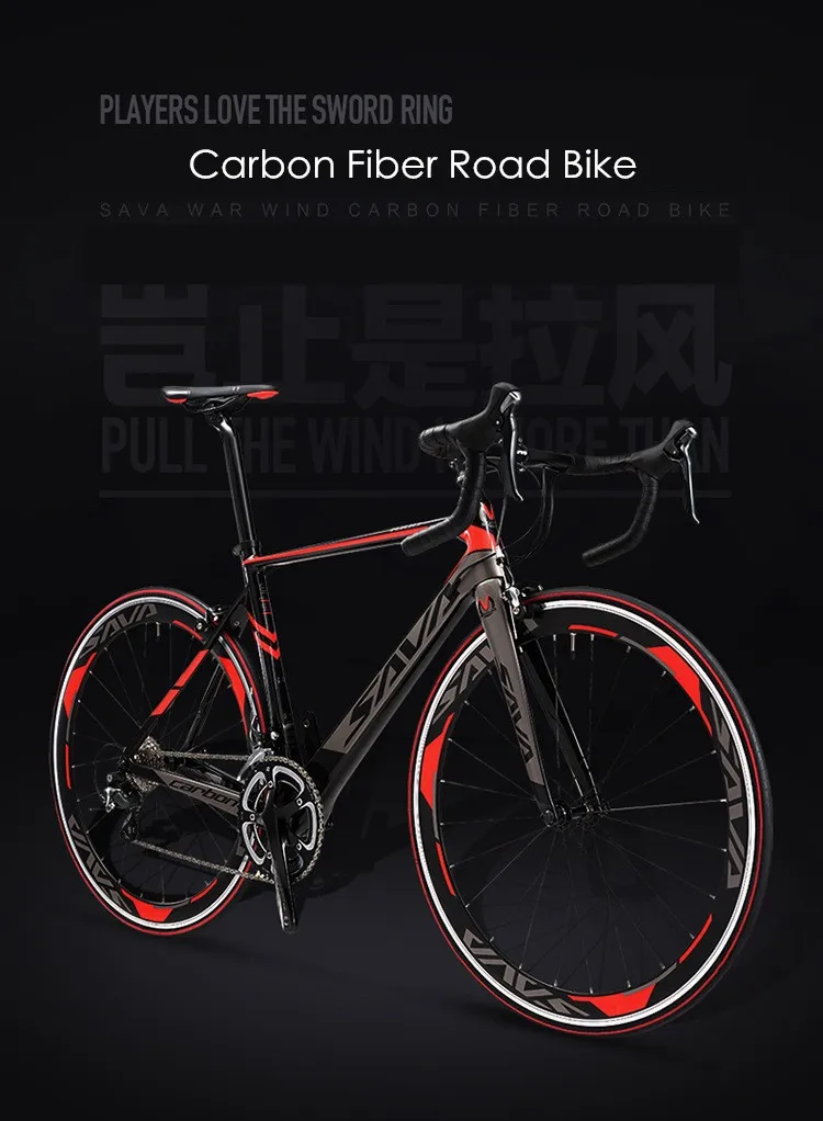Flash Deal Original X-Front brand full carbon fibre road bike 18 20 22 speed 700cc*23C racing bicicleta light black red bicycle 0