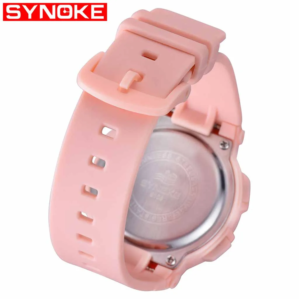 hello kitty women Fashion watch kids Colorful Luminous Multi Function Cherry Powder Electronic Watch children zegarek dzieciecy