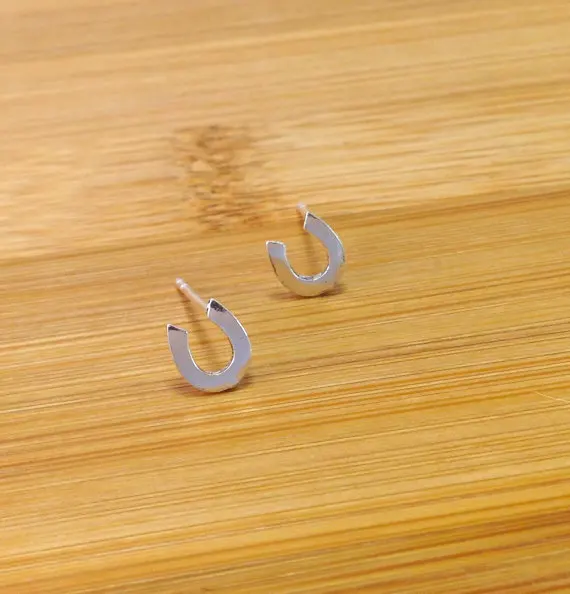 1 пара модные серьги гвоздики в форме подковы|horseshoe stud earrings|fashion earringsstud earrings |