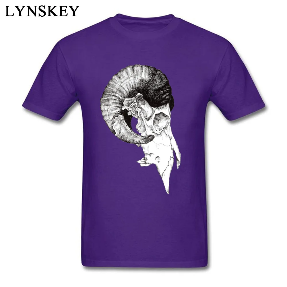 Ram Skull study_purple