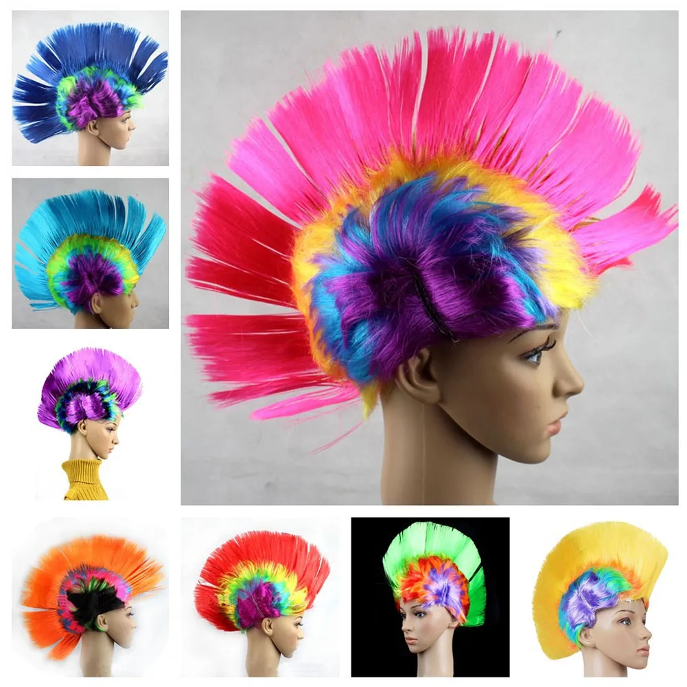 

Halloween Costume Wigs Bar KTV Products Acting Funny Wig Color Comb Hair Cock Hair