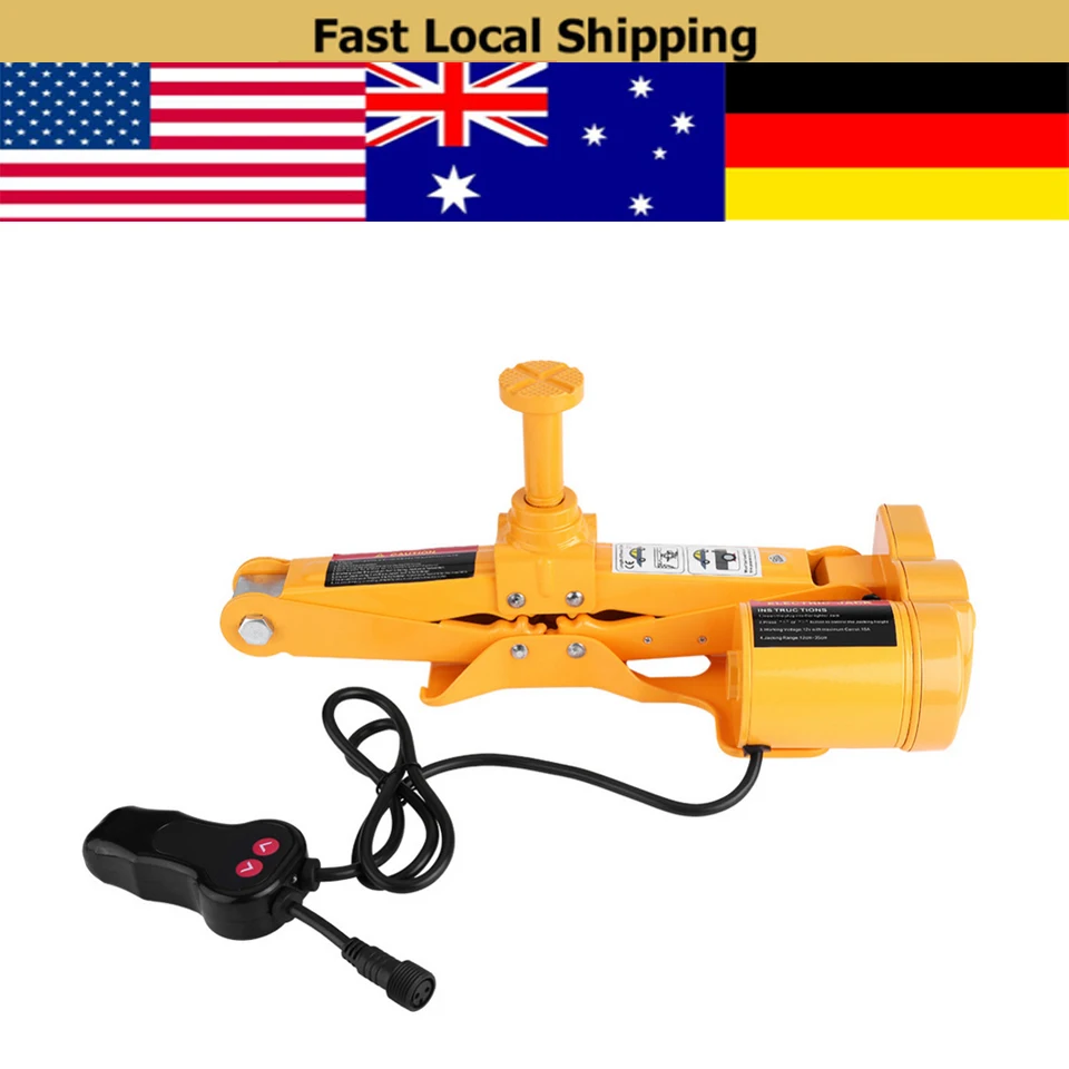 

3Ton 12V DC Automotive Car Electric Jack Lifting SUV Van Garage Emergency Equipment Electric Car Hydraulic Jack Car Repair Tool
