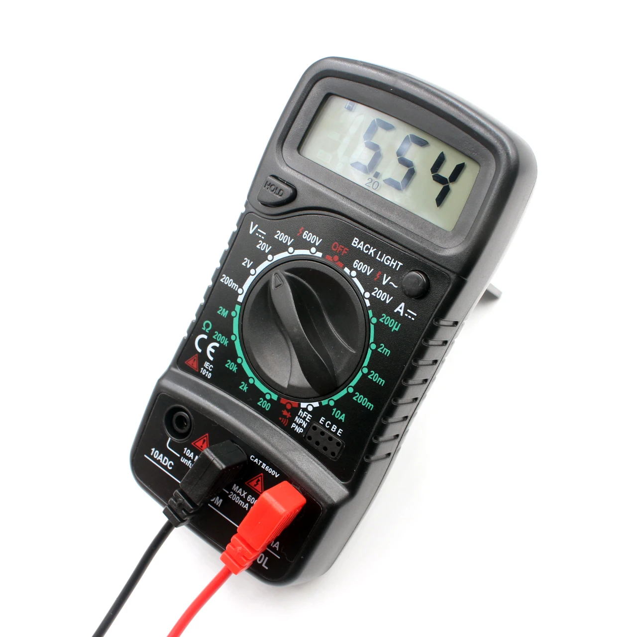 XL830L цифровой мультиметр портативный Вольтметр AC/DC Измеритель Напряжения DC