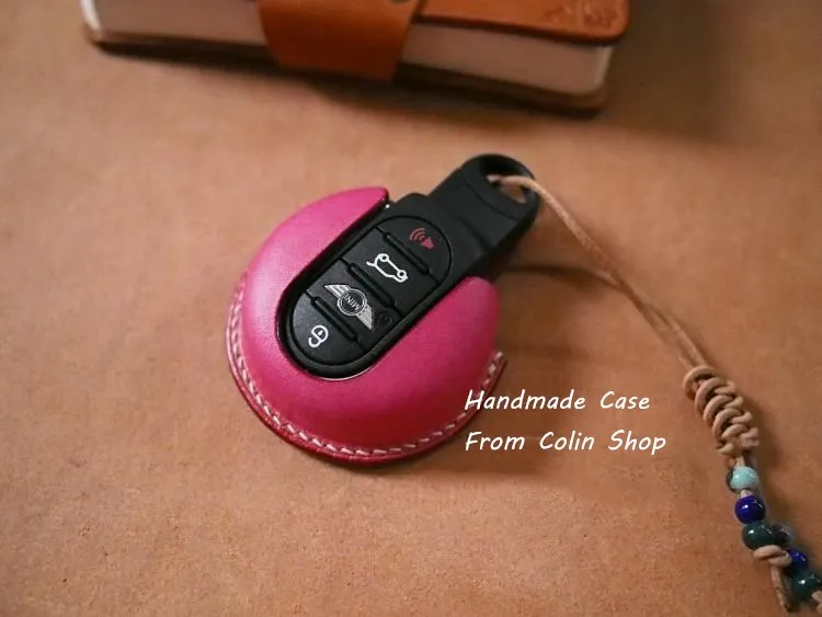 Автомобиль ручной специальный Классический Натуральная кожа ключ чехол для Mini Cooper S f55 F56 R55 R56 R60 R61 R59 натуральная брелок держатель