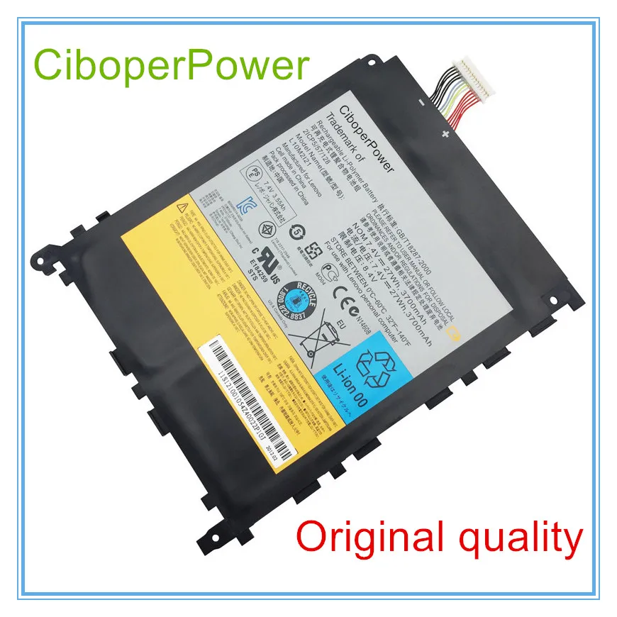 Original Laptop Battery For K1 Tablet Pc L10m2121 21cp5/57/128 7.4v