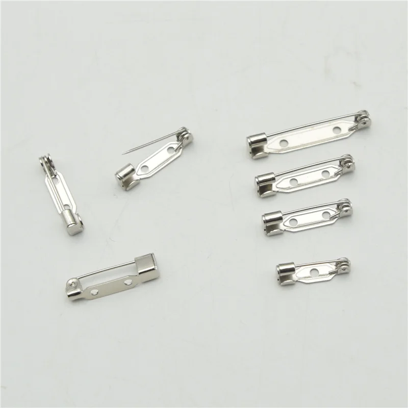 

100pcs High Quality Safety Brooch Base Back Bar Badge Holder Brooch Pins DIY Jewelry Finding
