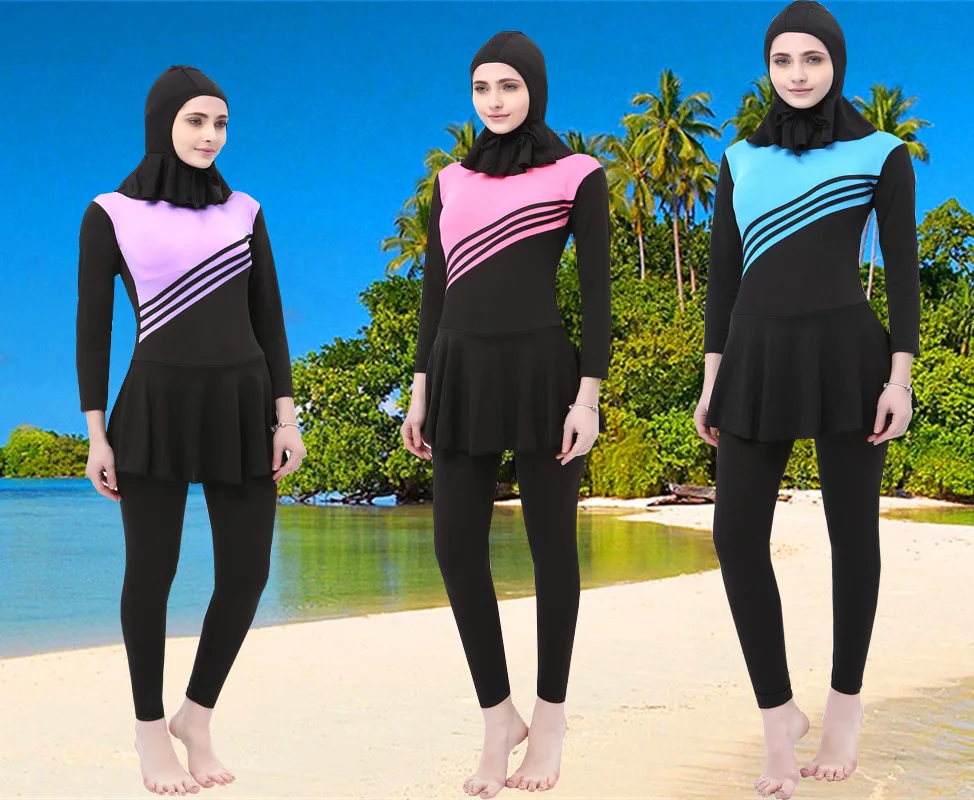 Arabian Swimwear Muçulmano Swimwear Conservador de Uma