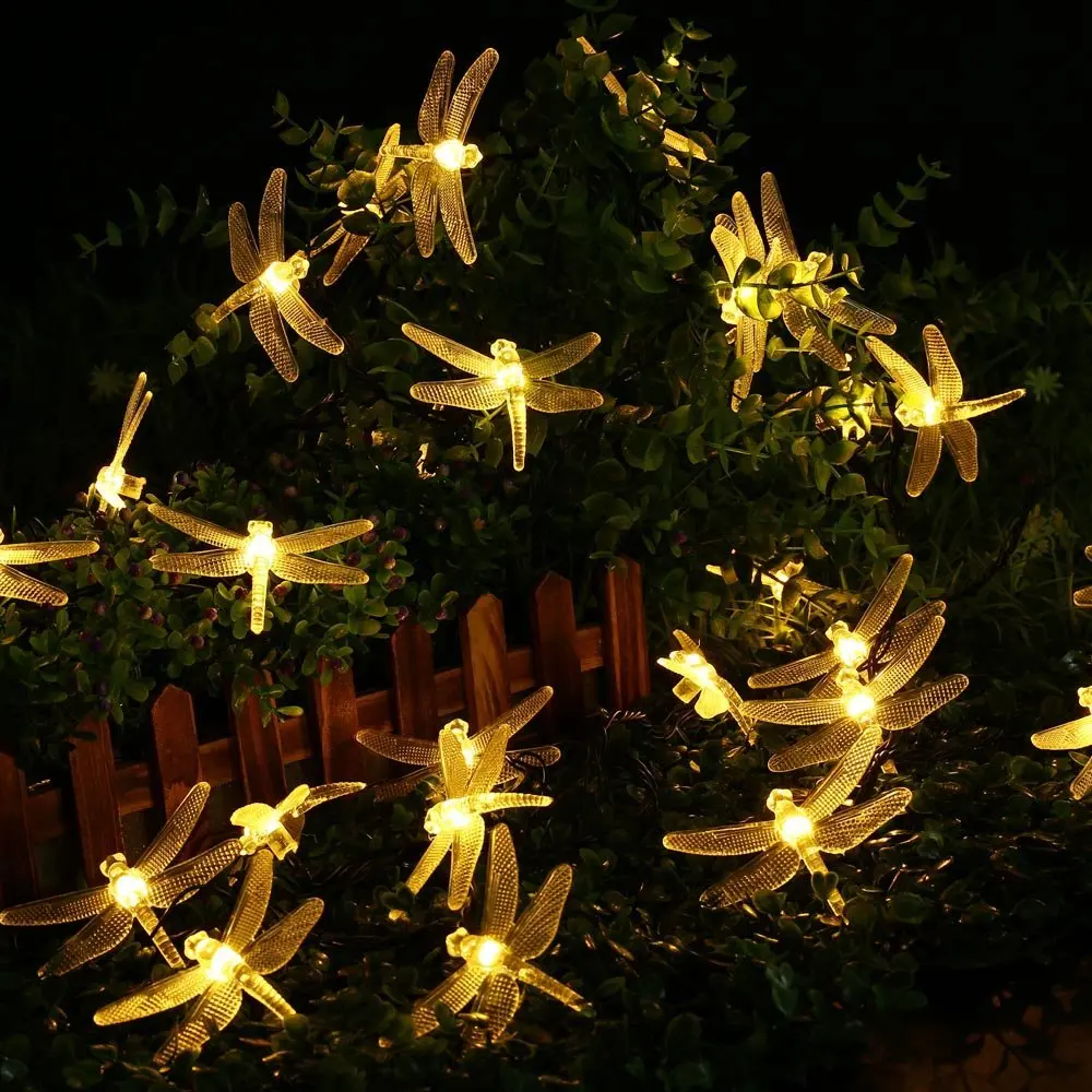 Dragonfly Solar String Lights