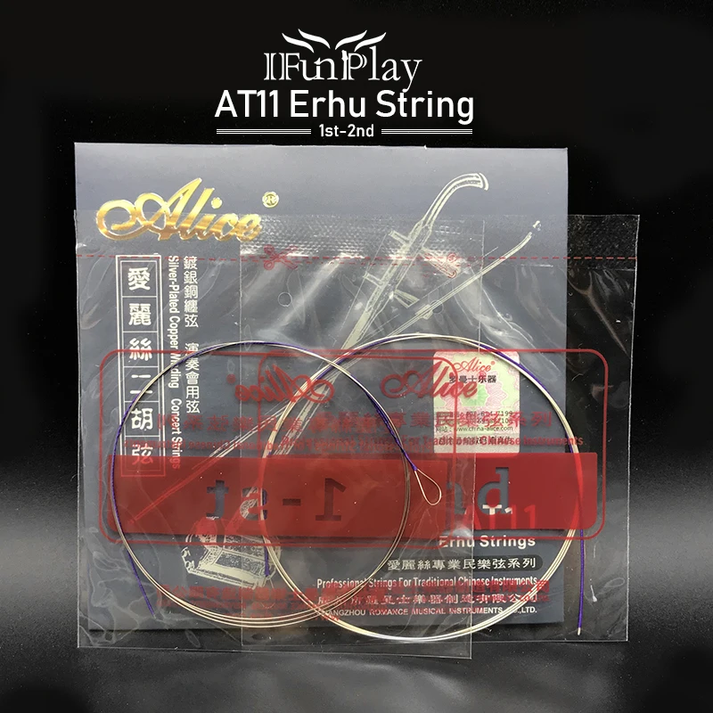 

Alice AT11 Erhu String Professional String 1st-2nd Silver-Plated Copper Wire Wound String for Erhu Drop Shipping