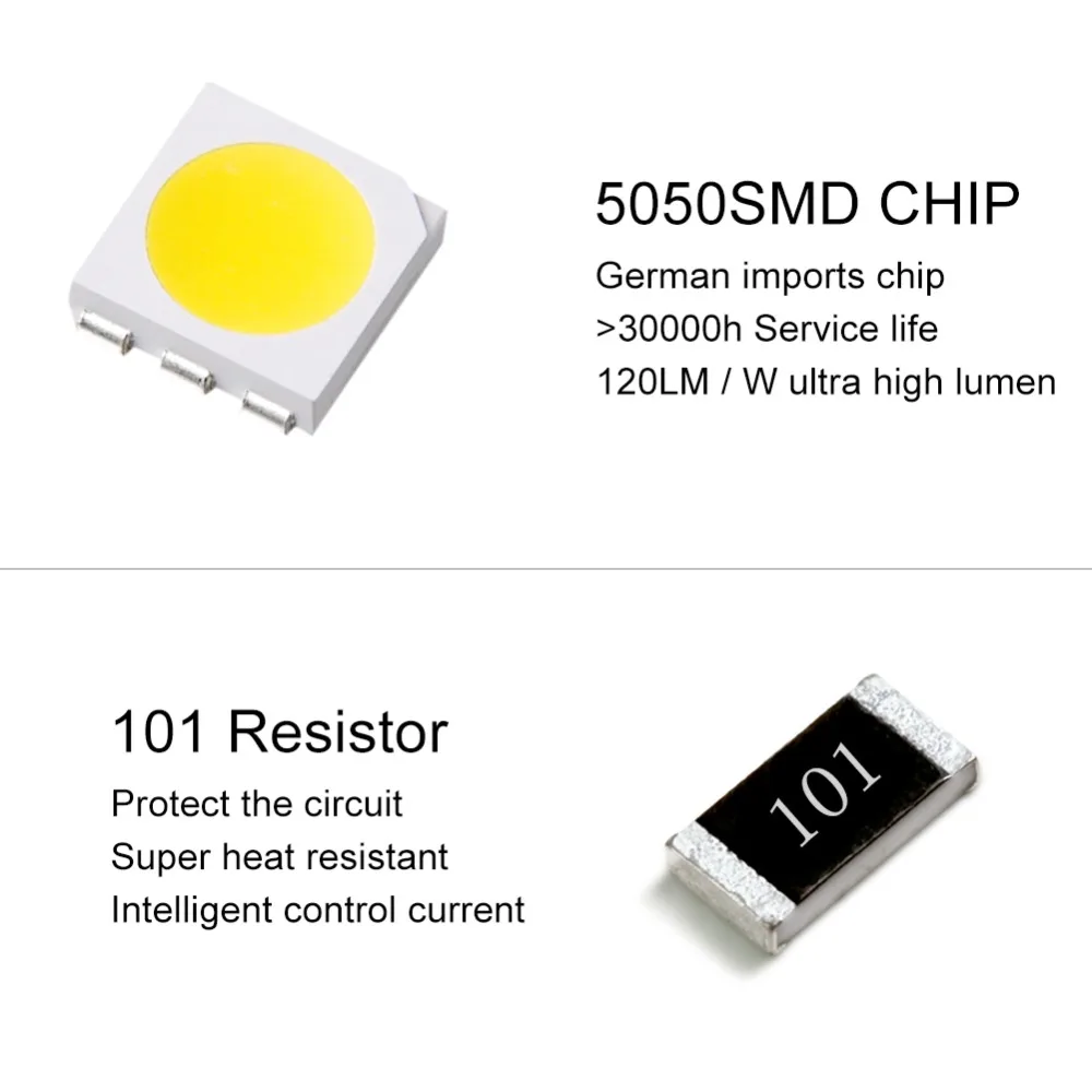 Светодиодная лента EeeToo сверхяркая SMD 5050 12 в пост. Тока 24 В 120 светодиодов/м IP33 IP65 IP67