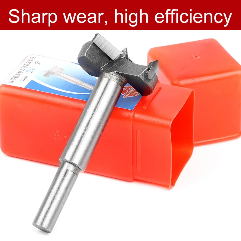35mm Forstner Auger Drill Bit Set Wood Drilling Woodworking Hinge Hole Saw Window Wooden Cutting Rotary Hand Tool Accessories