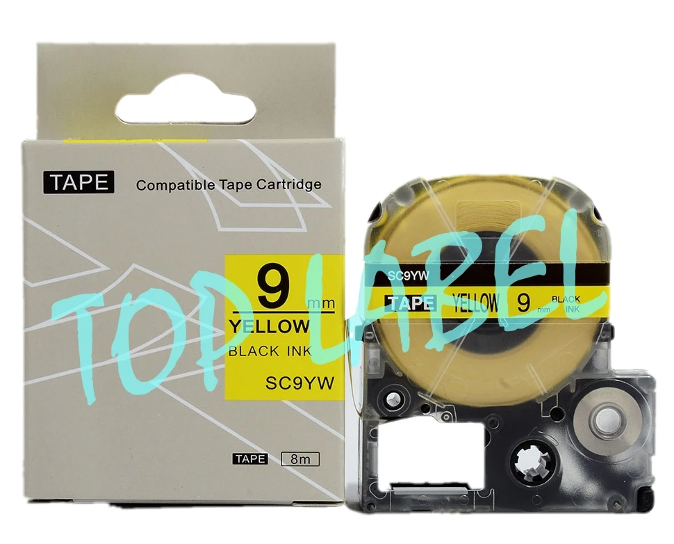 COMPATIBEL EPSON LC 3YBW LABELS FOR LW 300 LW 400 LABELS EPSON 9mm