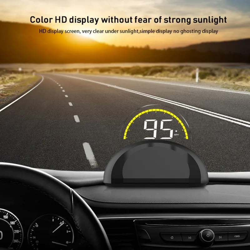 C700 OBD2 Hud Дисплей с зеркалом цифровой проекции автомобиля Спидометр бортовой