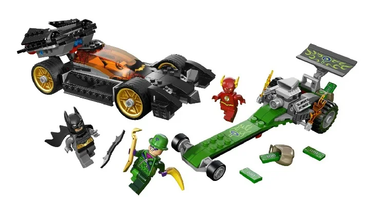 CHINA BRAND self locking bricks font b toy b font Superheroes Batman The Riddler Chase Compatible