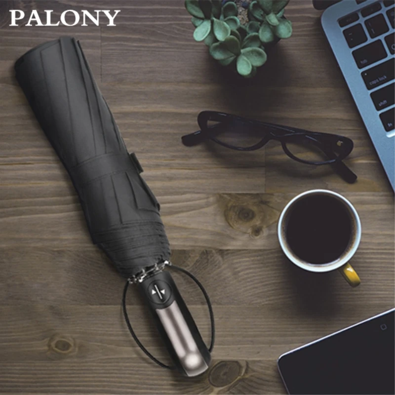 Мужские и женские зонты PALONY большие прочные ветрозащитные складные компактные