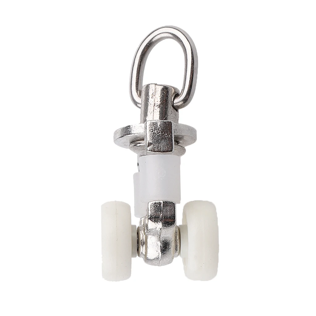 10 Piece Alloy Curtain Track Glider Rail Slide Wheels Roller Curtain Bracket Clips Hanger Holder Accessories Set