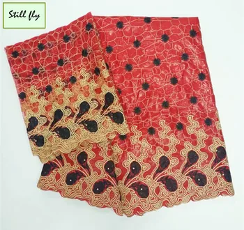 

African bazin riche getzner fabric cotton bazin getzner fabric with beads women gele scarf for party 5+2yards/lot YC-51