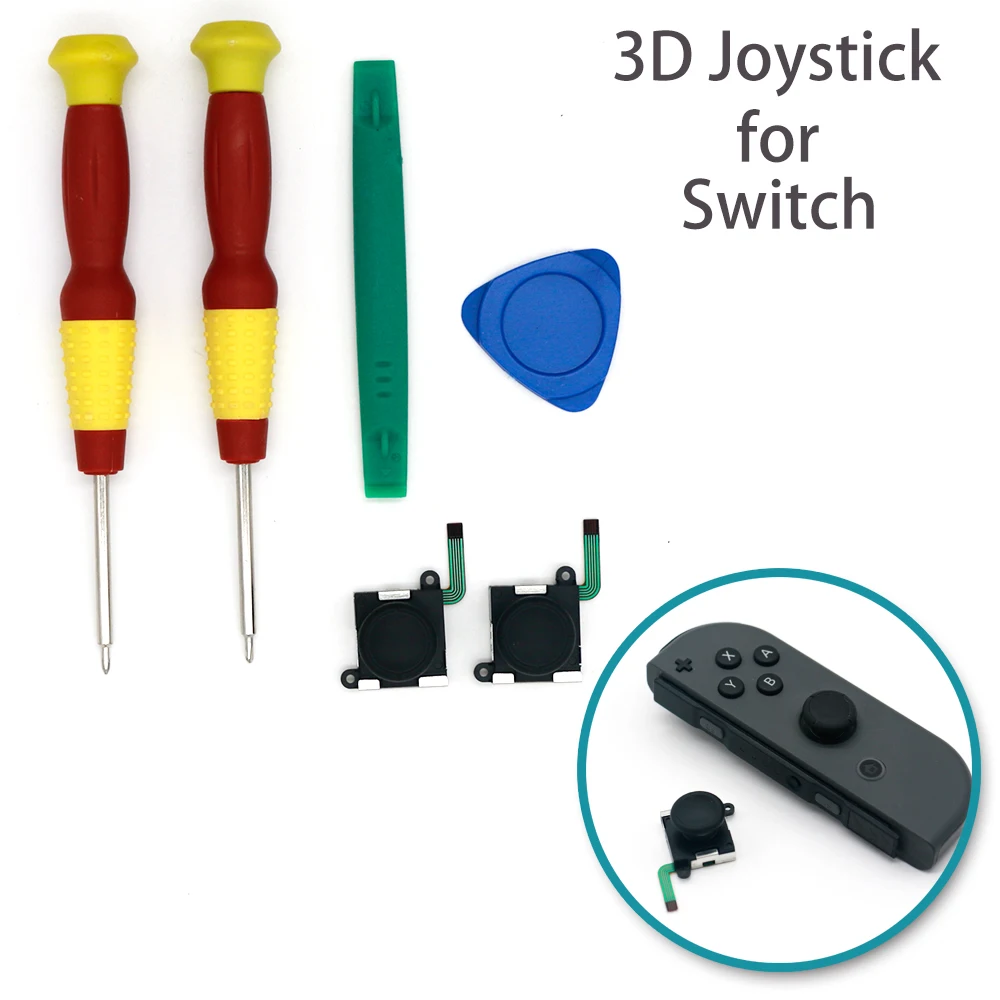 3D Джойстик для NS Joy Con NAND переключатель левый и правый аналоговые палочки Замена
