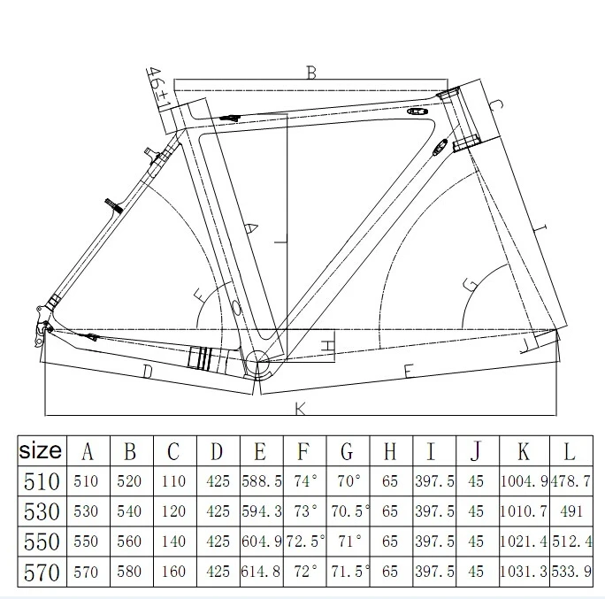 Sale 51cm Cyclocross Carbon Bike Frame V Brake Carbon Fiber Cyclocross road bicycle Frame 8
