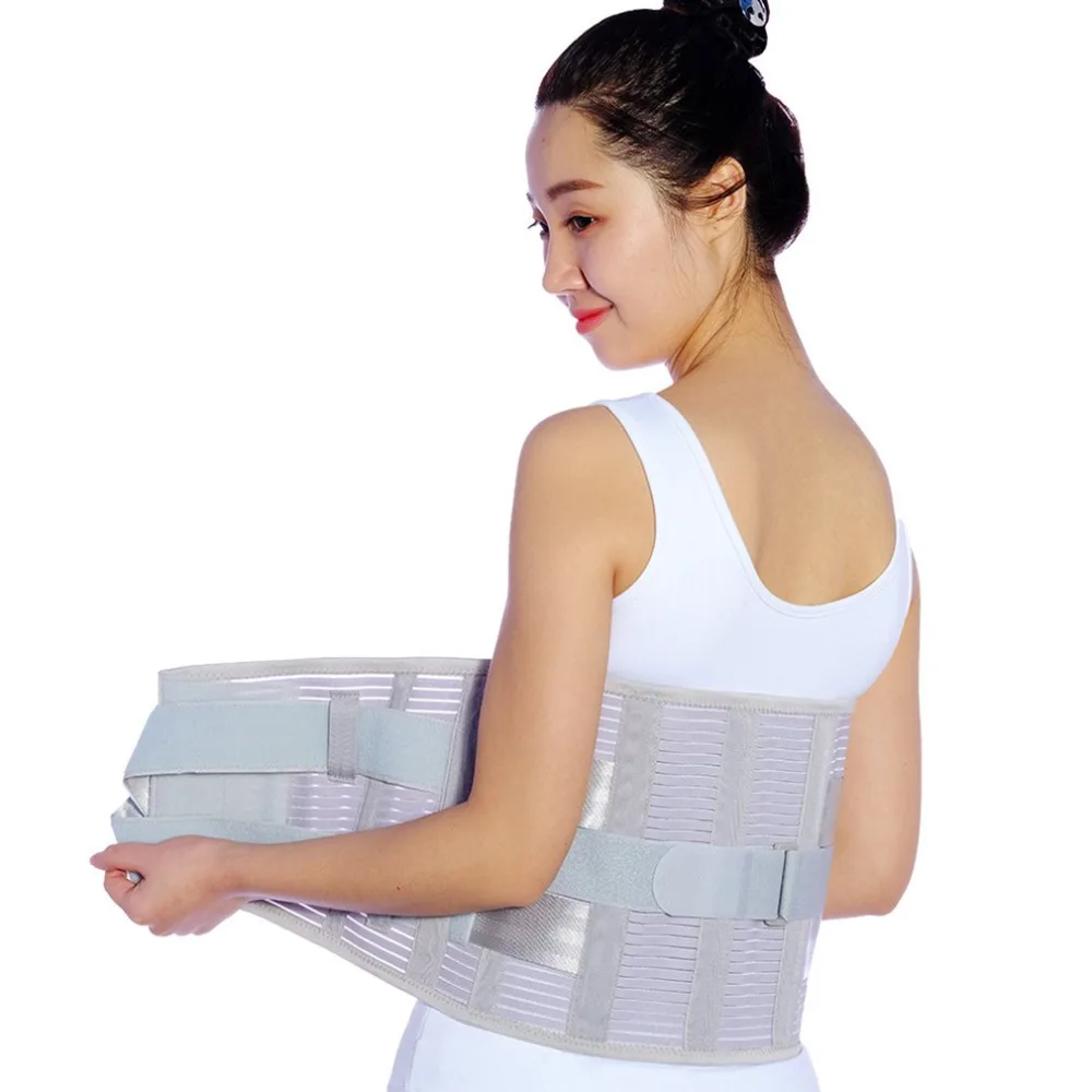 Новые поясничные поддержки эластичные дышащие сетки здравоохранения со стальной поддержкой талии корсет для поддержки спины ремни для бодибилдинга