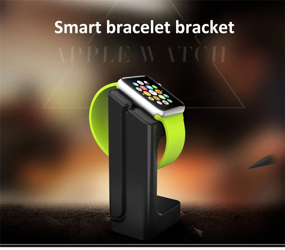 !ACCEZZ ABS 2 in 1 Stand Holder For Apple i Watch Bracket Charging Cradle Stand Universal Charger Dock For Smart Watch Bracelet (1)