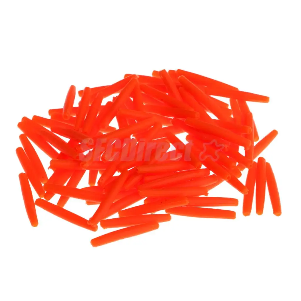 100Pcs Bright Colors Cylinder Strike Indicator Fishing Floats Trout Salmon Floats Float Fly Fishing Tackle