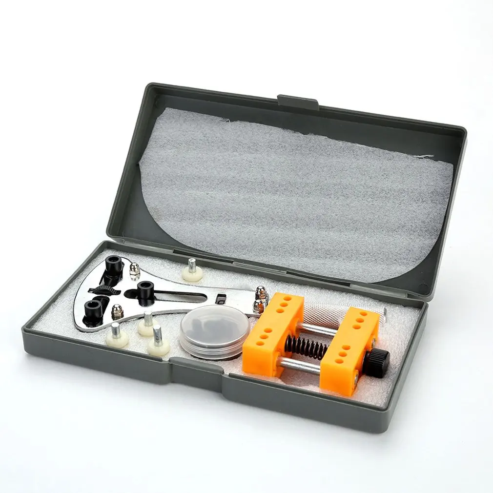 

1Set/3PCS Watch Case Opener Set Rear Cover Opening Devices Kit Battery Changing Tool with Storage Box Watch Repairing Tools Set