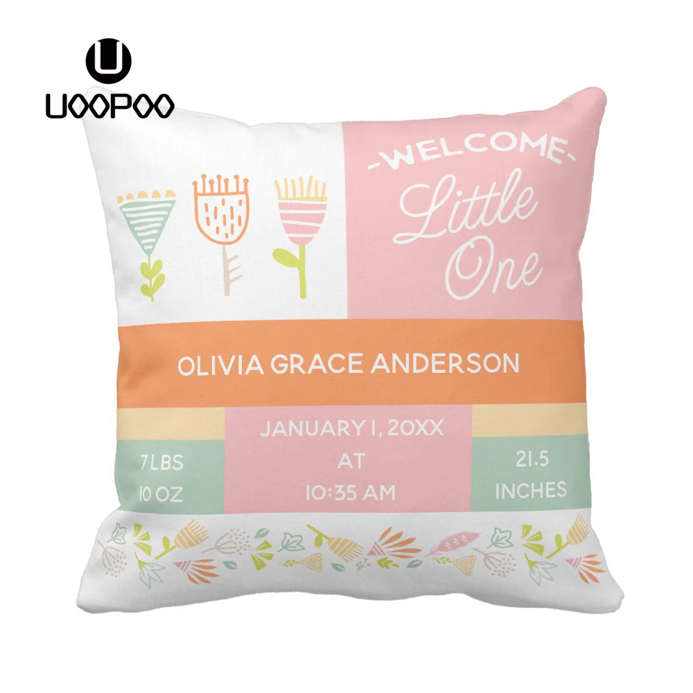 Buy Custom Print Kids Cushion Cover Square Cotton