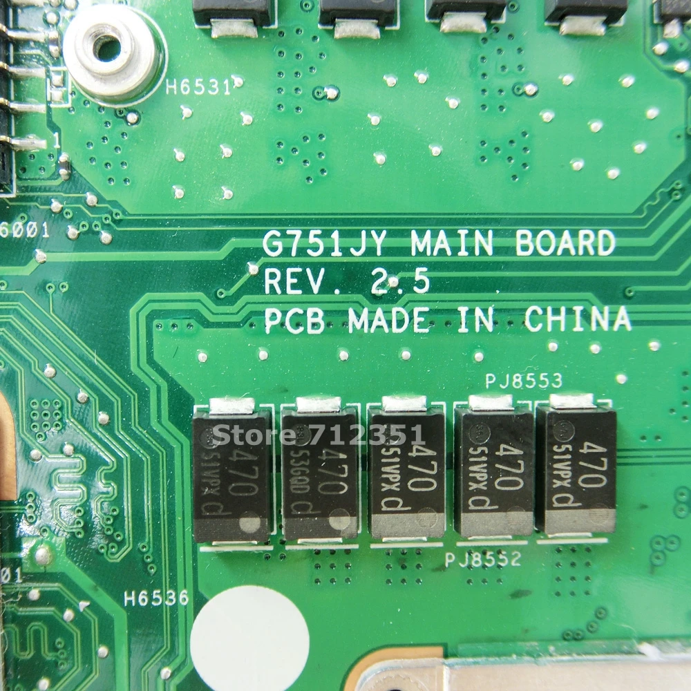 G751JT с i7 4710HQ CPU GTX970M 3 ГБ материнская плата ASUS ROG G751 G751J G751JY G751JM G751JS для