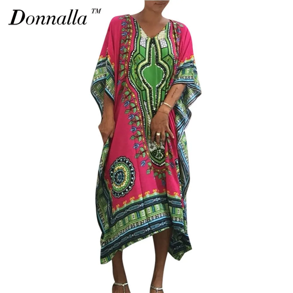 Donnalla Women African Dresses Printed 2017 Large Size Ladies Leisure