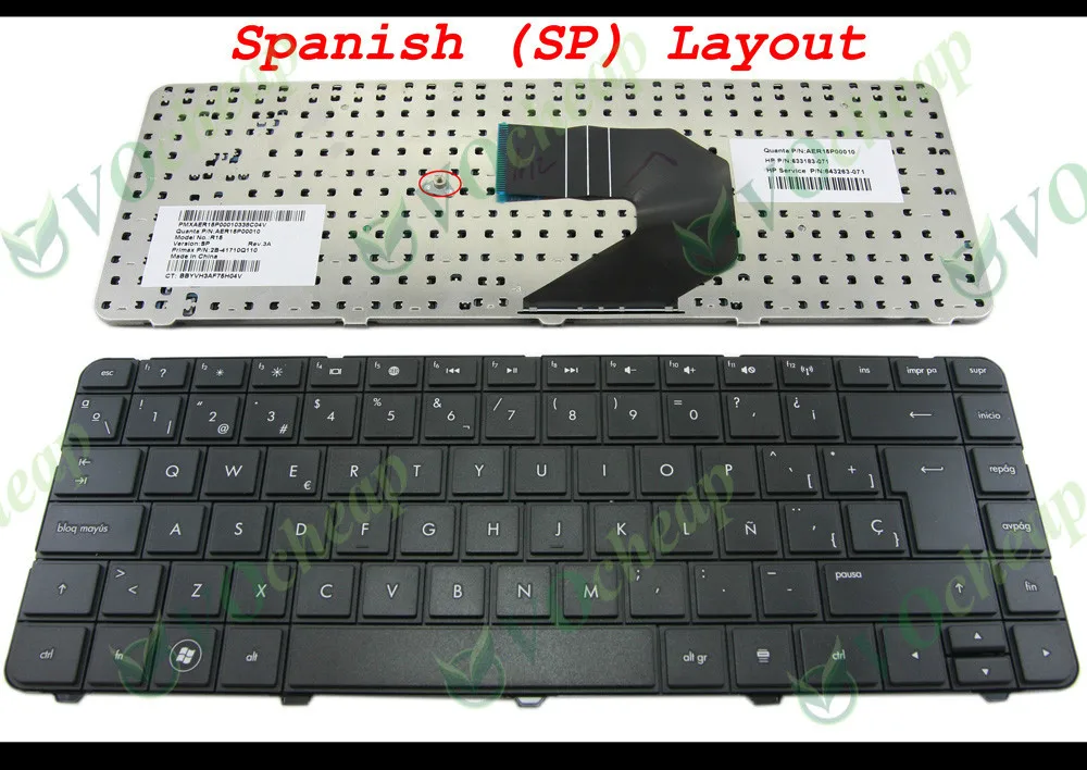 NEW HP Compaq CQ43 CQ43-100 G4 Series US keyboard black