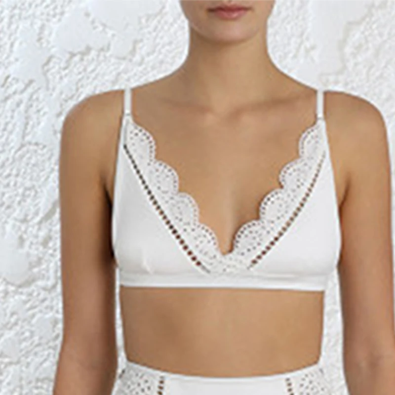 

Missomo Lace Soft Bras For Women Sexy Mesh VS BH Brief Bralet Backless Modis Push Up Bralette Plus Size Cup Brassiere Lingerie